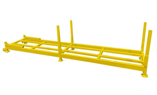 Rack d’entreposage empilable en acier sur mesure - JPM Métal